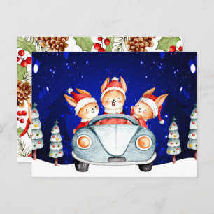 Cute Christmas Postcard