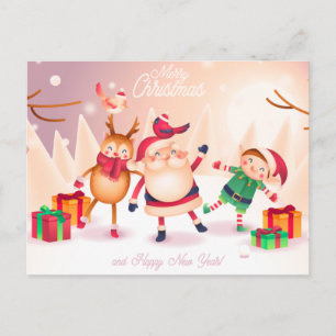 Cute Christmas Postcard
