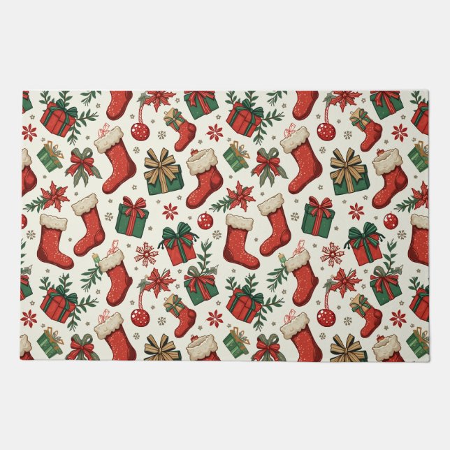 Cute Christmas props Doormat (Front)