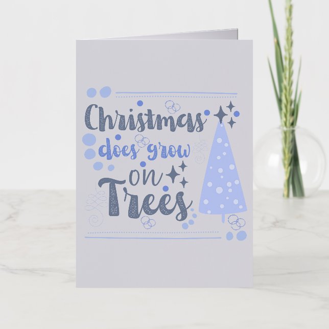 Cute Christmas Pun Personalized Holiday Card (Front)