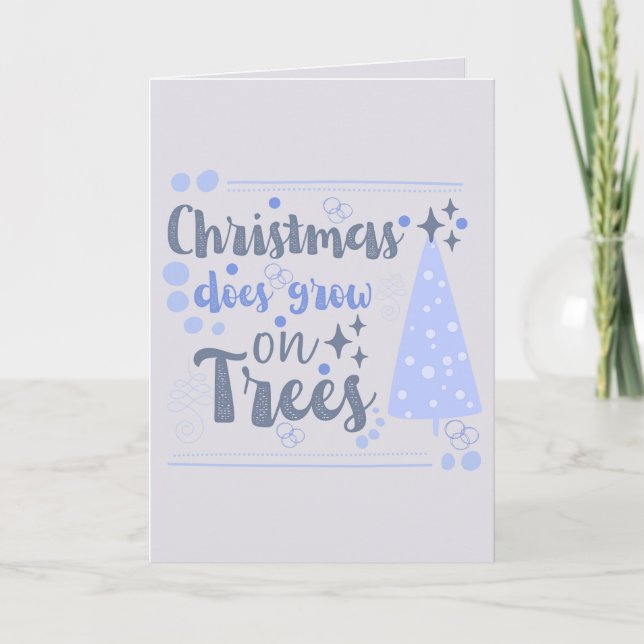 Cute Christmas Pun Personalized Holiday Card (Front)