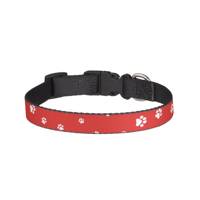 Cute Christmas Puppies Christmas Dog Pattern Pet Collar (Front)