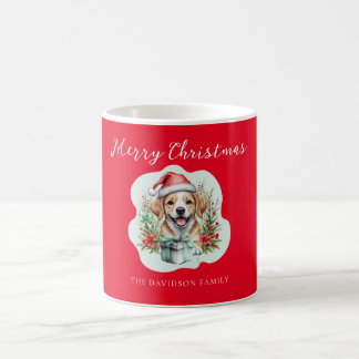 Cute Christmas Puppy Coffee Mug