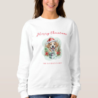 Cute Christmas Puppy Sweatshirt