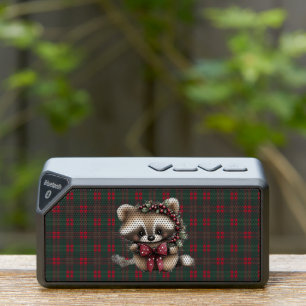 Cute Christmas Raccoon Bluetooth Speaker
