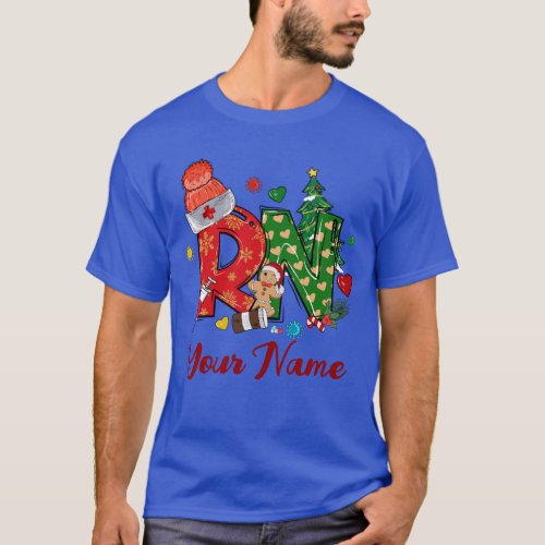 Cute Christmas Registered Nurse T_Shirt