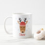 Cute Christmas Reindeer Personalized Christmas Mug