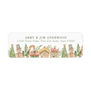 Cute Christmas Return Address Labels