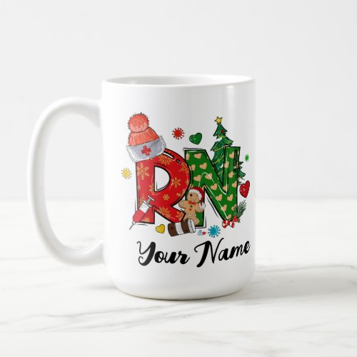 Cute Christmas RN  Coffee Mug