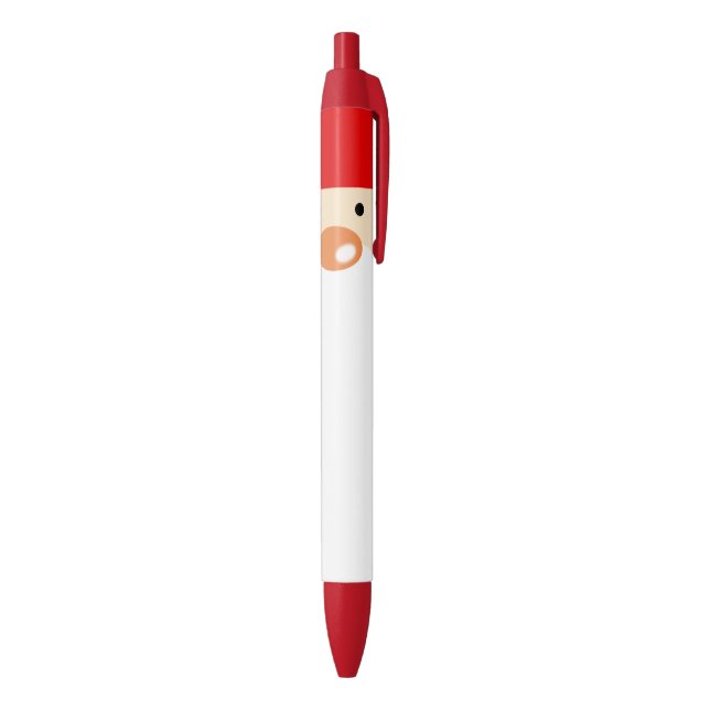 cute Christmas Santa Claus face Pen (Bottom (Vertical))