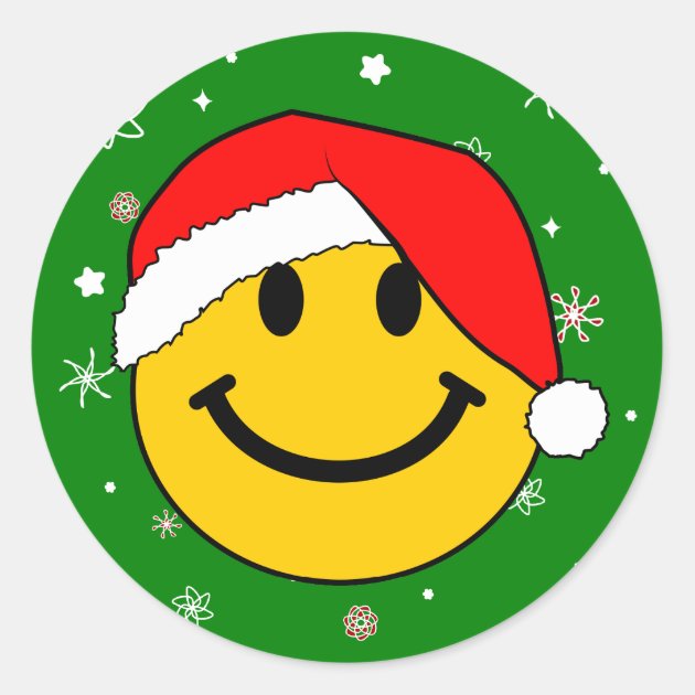 happy face christmas tree clipart