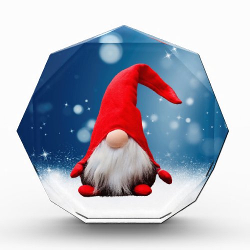 Cute Christmas Santa Snow Stars Acrylic Award