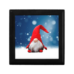 Cute Christmas Santa Snow Stars Gift Box