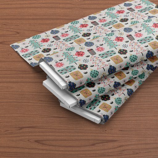 Cute Christmas Season Pattern | White Fabric