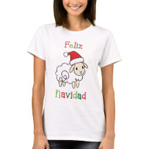 Cute Christmas Sheep – Feliz Navidad