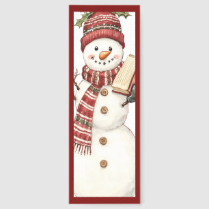 Cute Christmas Snowman Bookmarks