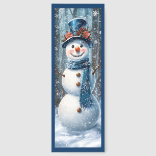 Cute Christmas Snowman Bookmarks