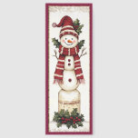 Cute Christmas Snowman Bookmarks<br><div class="desc">Cute Christmas Snowman
Illustration For Anyone
Customizable</div>