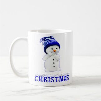 Cute Christmas Snowman Coffee Mug