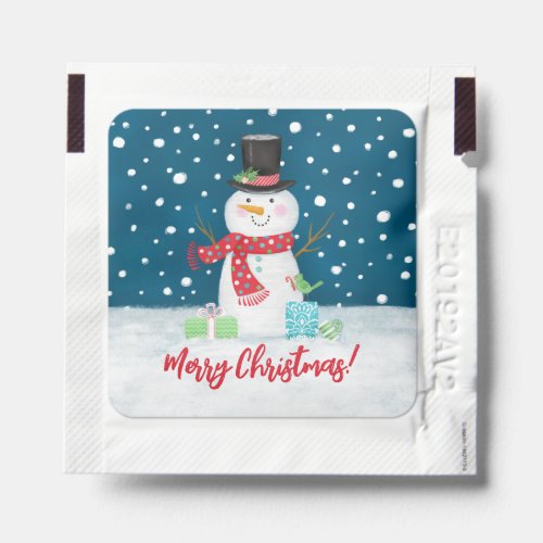 Cute Christmas Snowman Hand Sanitizer Packet