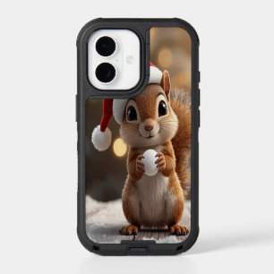 Cute Christmas Squirrel iPhone 17 Case