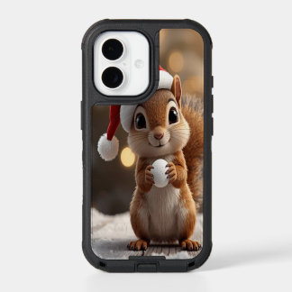 Cute Christmas Squirrel iPhone 17 Case