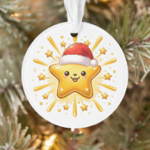 Cute Christmas Star Ornament