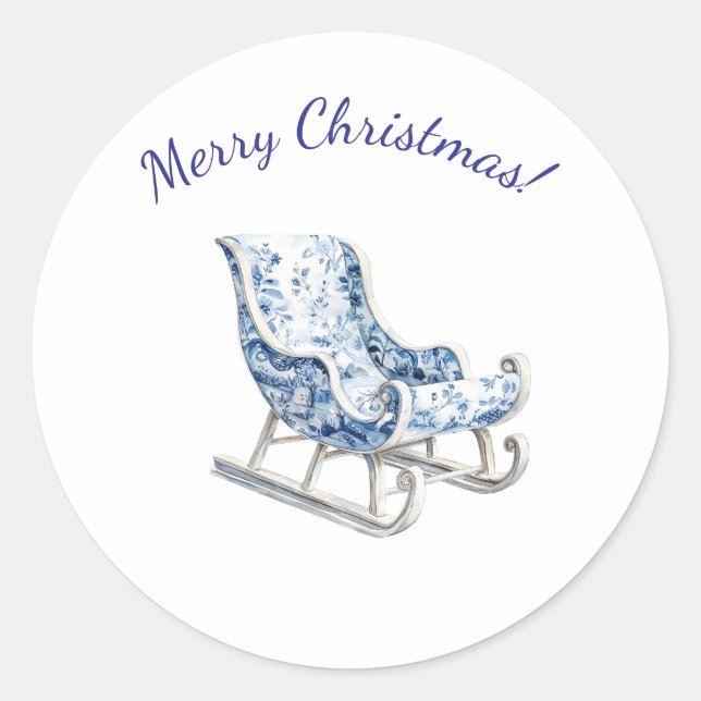 Cute Christmas Sticker (Front)