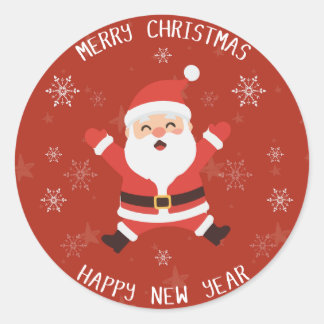 Cute Christmas Sticker | Festive Holiday Design