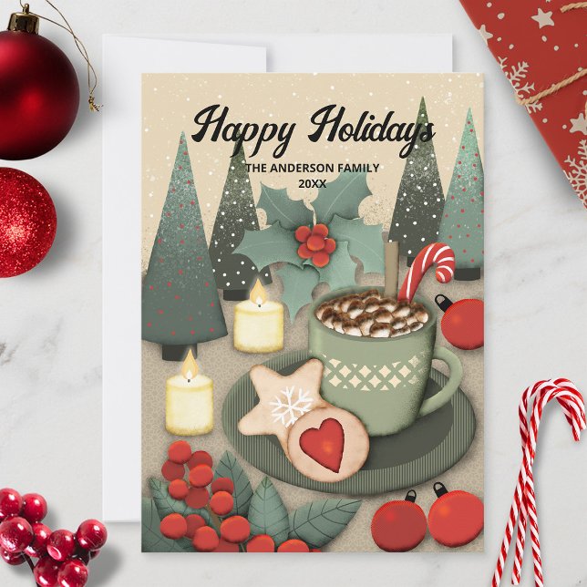 Cute Christmas Sweets  Holiday Card (Creator Uploaded)