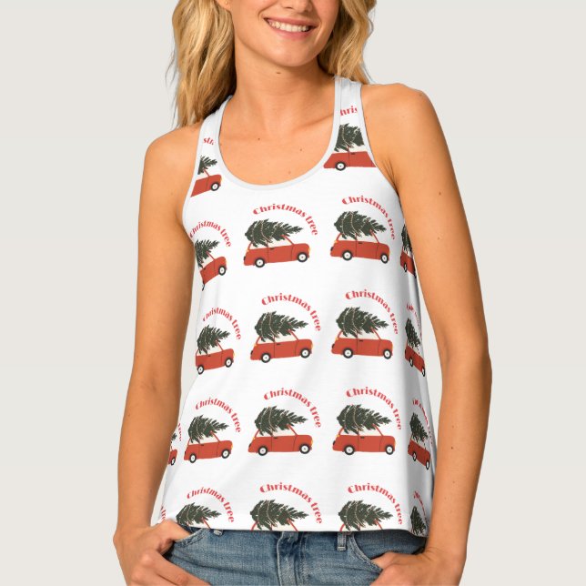 Cute Christmas Tank Top (Front)