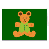 Cute Christmas Teddybear (Front Horizontal)