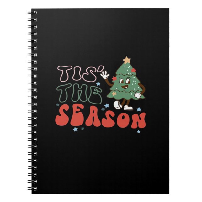 Cute Christmas, Tis The Season Notebook (Front)