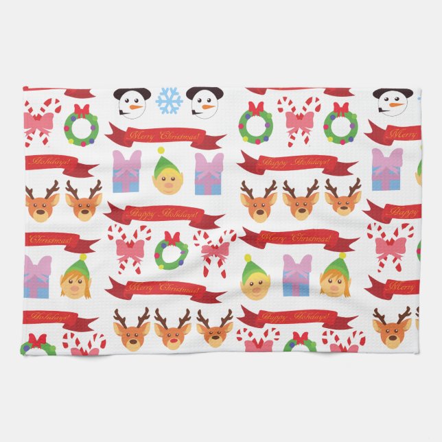 Cute Christmas Towel (Horizontal)