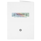 Cute Christmas Tree Card (Back)