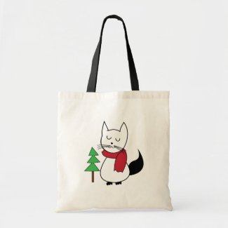 Cute Christmas Tree Cat
