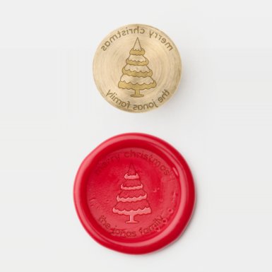Cute Christmas Tree Christmas Wax Seal Stamp