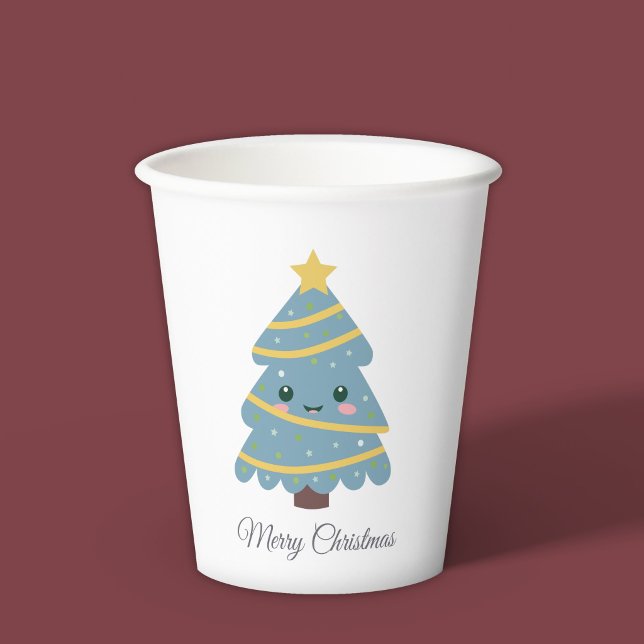 Cute Christmas Tree Paper Cup (Cute Christmas Tree Paper Cup)