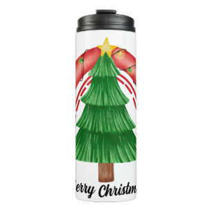 Cute Christmas Tree Thermal Tumbler