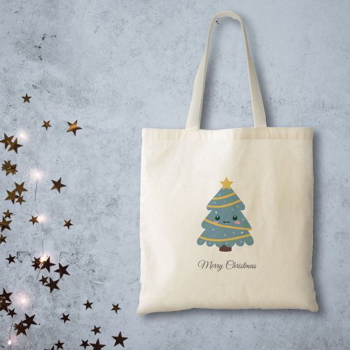 Cute Christmas Tree Tote bag