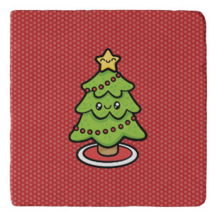 Cute Christmas Tree Trivet
