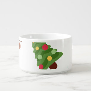 Cute Christmas Trees,Candy Cane Bowl