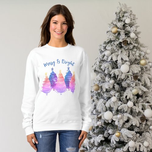 Cute Christmas Trees  Sweatshirt