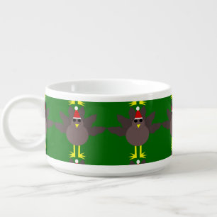Cute Christmas Turkey Chili Bowl