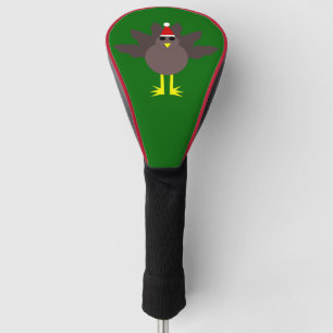 Cute Christmas Turkey Golf Driver Cover