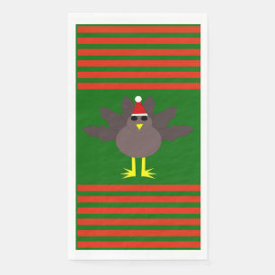 Cute Christmas Turkey Paper Guest Towels