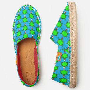 Cute Christmas Turtle with Flowery Shell Espadrilles