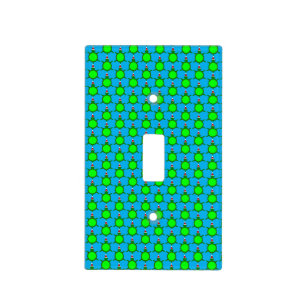 Cute Christmas Turtle with Flowery Shell Light Switch Cover