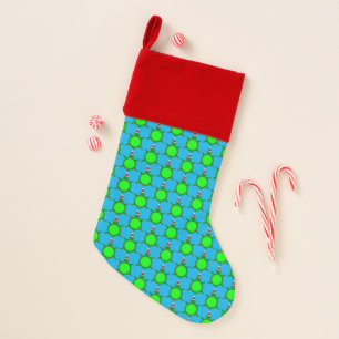 Cute Christmas Turtle with Flowery Shell Stocking