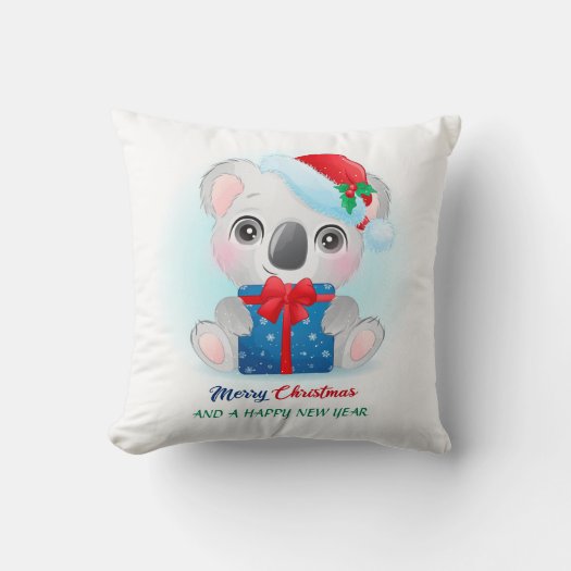 Cute Christmas Watercolor Koala Nursery